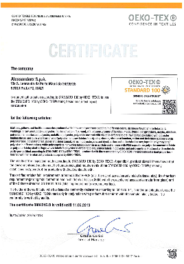 Сертификат за безвредна и безопасна употреба на матраци и възглавници МАГНИФЛЕКС