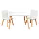 Детска дървена маса с 2 столчета комплект