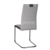Трапезен стол H200 светло сив/хром